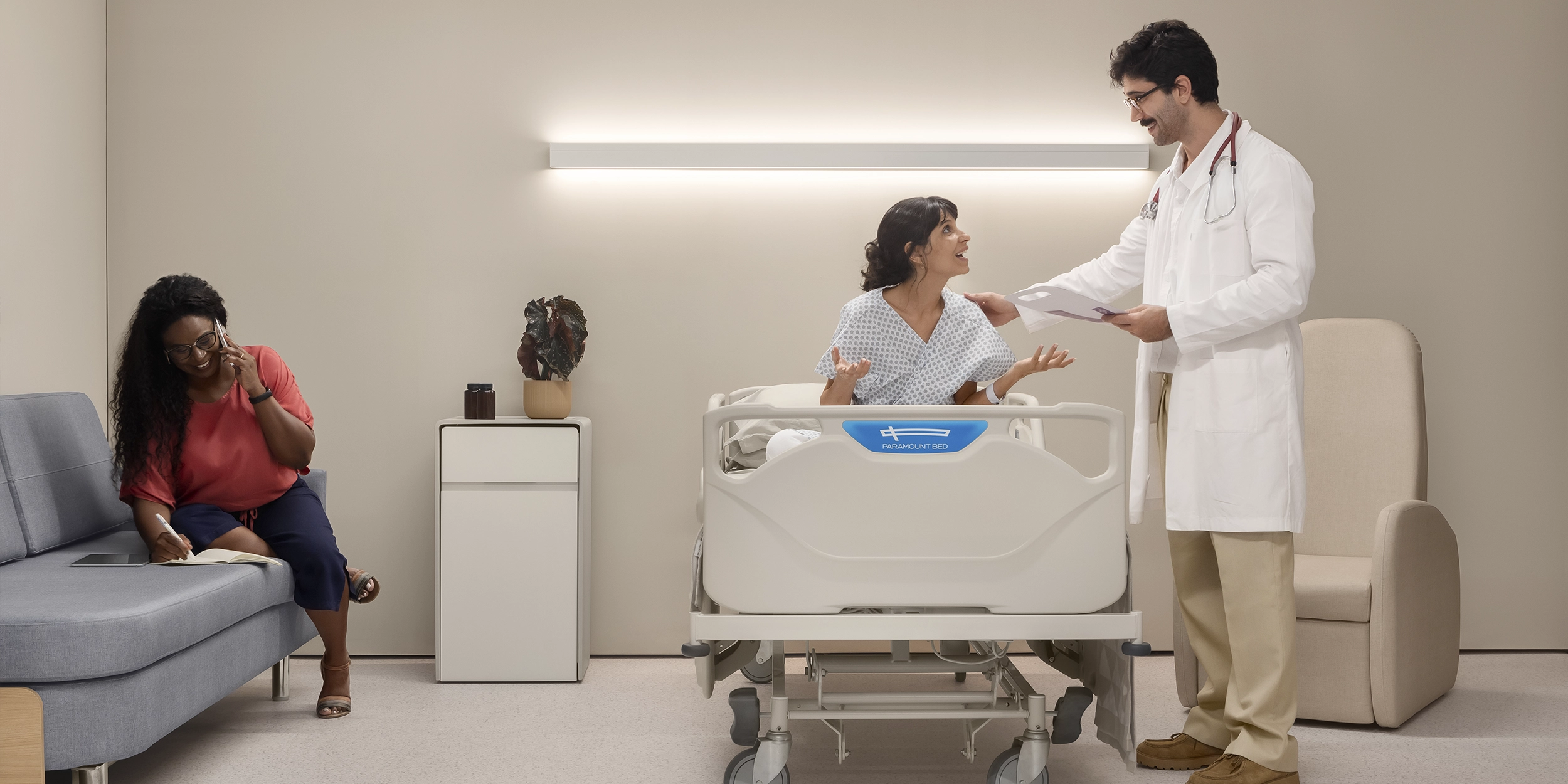 leitos hospitalares - a importancia dos mobiliários - da poltrona reclinável hospitalar ao sofá cama hospitalar