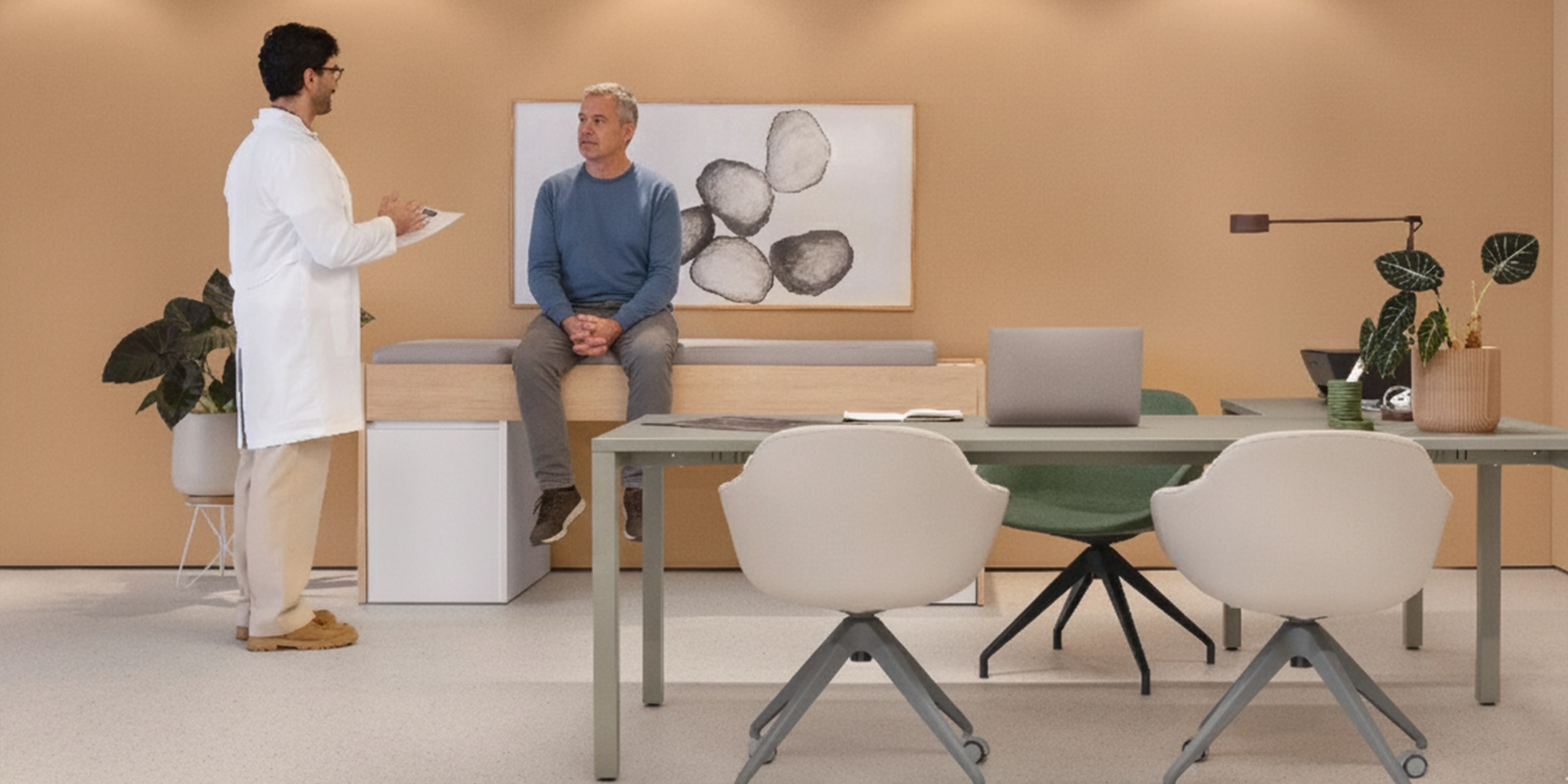 O consultório médico vai muito além de um simples espaço de atendimento: é o lugar de maior intimidade entre o médico e o paciente.